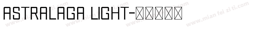 Astralaga light字体转换